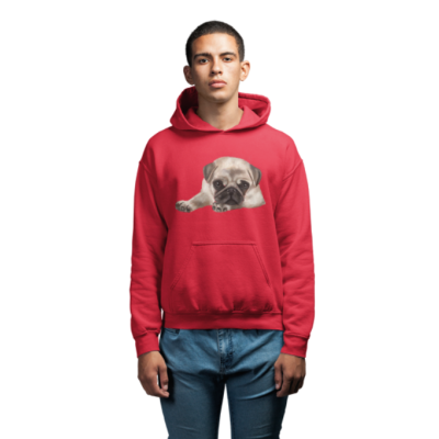 BLUZA Z KAPTUREM PUG